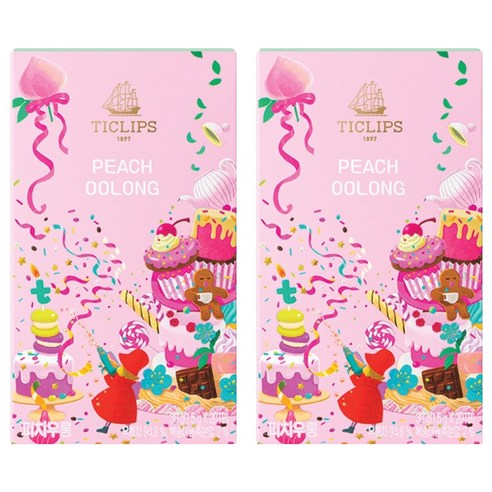 쌍계명차 티클립스 피치우롱, 1.5g, 20개입, 2개, 1.5g