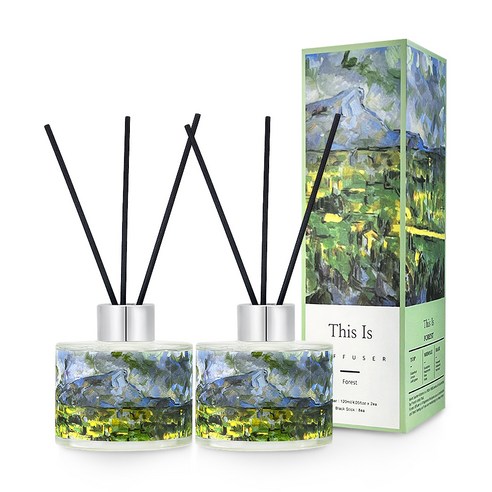 디스이즈 명화 디퓨저, 포레스트, 120ml, 2개