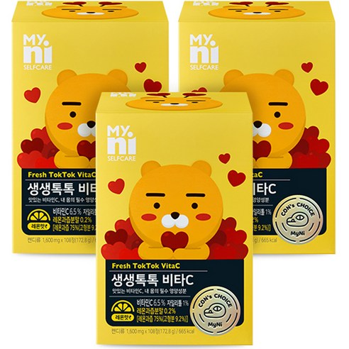 마이니 생생톡톡 비타C, 108정, 3개