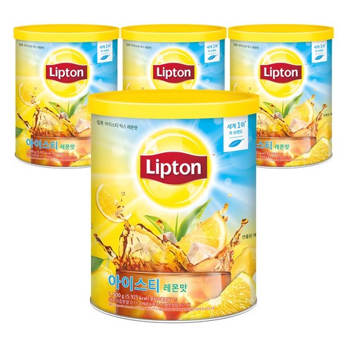 립톤 아이스티 분말 레몬맛, 1.5kg, 1개입, 4개