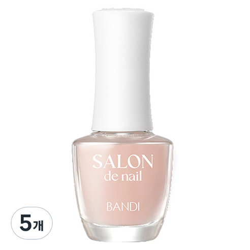반디BANDI 살롱드 네일, 7ml, SH604 누드크림시럽, 5개