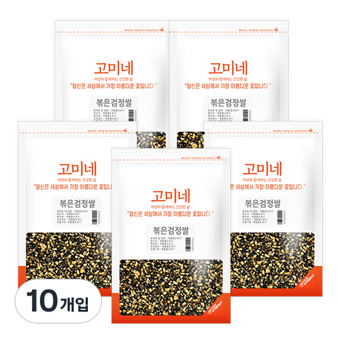 고미네 볶은 검정쌀, 100g, 10개