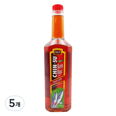 친수 남늑 피쉬소스, 5개, 900ml