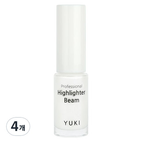 유키 프로페셔널 하이라이터 빔 5ml, 01 마쉬멜로우, 4개