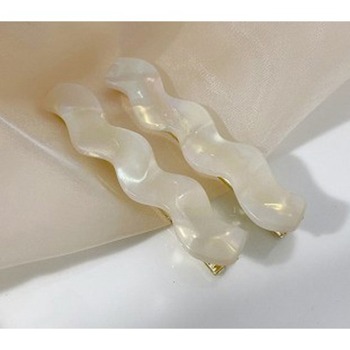 해피제이 물결 헤어핀으로 당신의 스타일에 파도를 더하세요.