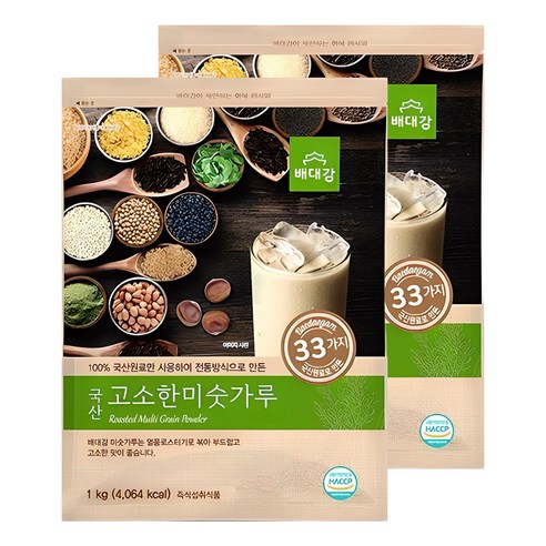 배대감 국산 고소한 미숫가루, 1kg, 2개