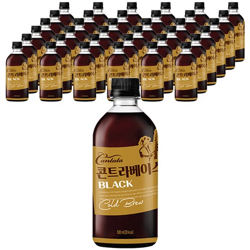 칸타타 콘트라베이스 콜드브루 블랙, 500ml, 48개입