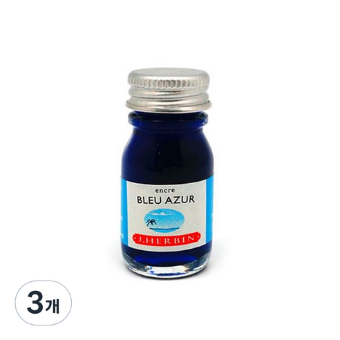 제이허빈 미니잉크10ml, 12 브레아뉘르 라이트터키옥색, 3개