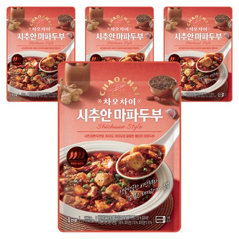 차오차이 시추안 마파두부, 180g, 4개