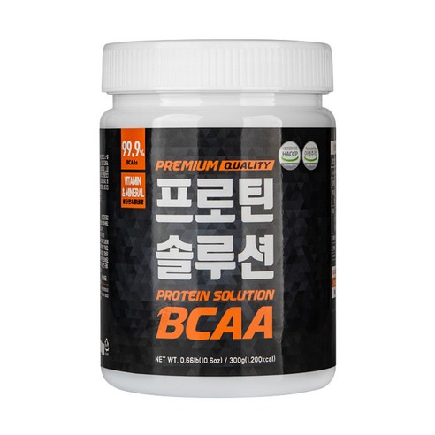 프로틴솔루션 무맛 황금비율 BCAA보충제, 300g, 1개