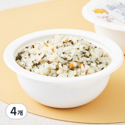 짱죽 이유식 완료기 13개월부터 삼색밥, 치즈, 180g, 4개