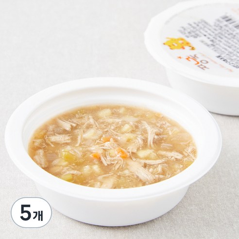 짱죽 12개월부터 이유식 반찬 치킨고구마조림, 100g, 5개, 혼합맛(치킨/고구마)