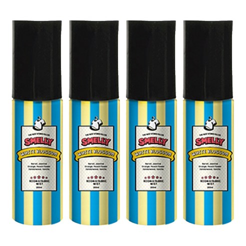 스멜리 룸앤패브릭 화이트블라썸 60ml, 55ml, 4개