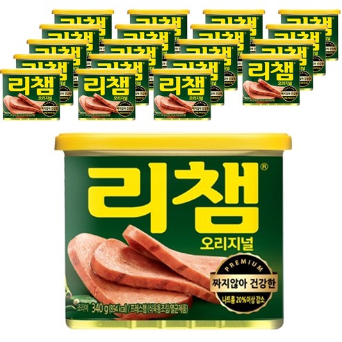 리챔 오리지널 햄통조림, 340g, 20개