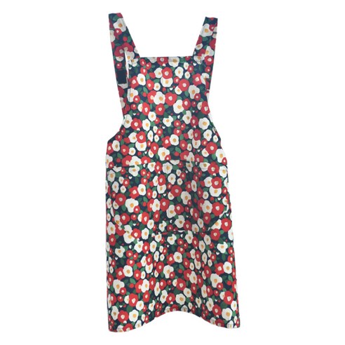 칙칙한 주방은 이제 안녕! 소로드 옥스포드 벨크로 앞치마로 힐링하세요 꽃무늬앞치마