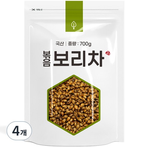 자연초 볶은 보리차, 700g, 4개, 1개입