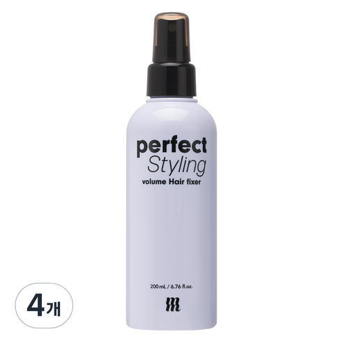 머지 퍼펙트 스타일링 볼륨 헤어 픽서, 200ml, 4개