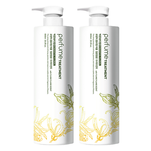 박준뷰티랩 로맨틱 플로럴 퍼퓸 일랑일랑 트리트먼트, 2개, 600ml