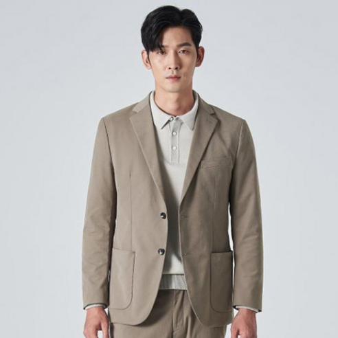 갤럭시라이프스타일 남성용 20FW 가먼트워싱 면터치 화섬 자켓