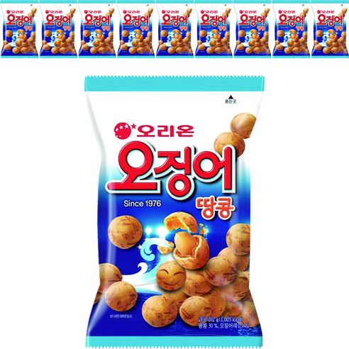 오리온 오징어 땅콩, 202g, 10개
