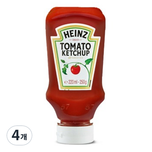 하인즈 토마토 케찹, 250g, 4개
