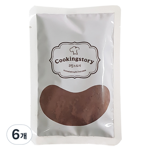 쿠킹스토리 코코아 파우더, 200g, 6개
