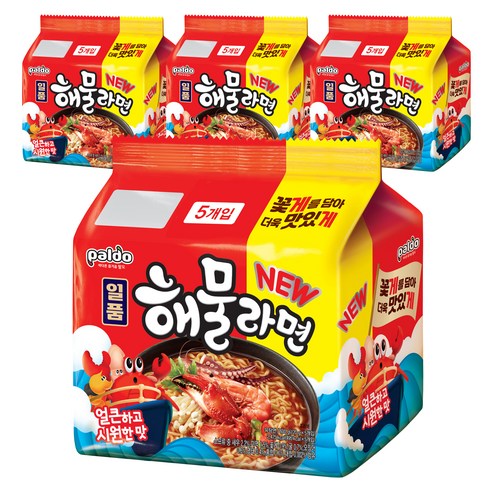팔도 일품 해물라면 120g, 20개