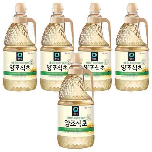 청정원 양조식초, 1.8L, 5개