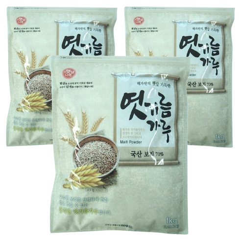 해가원 엿기름가루, 1kg, 3개