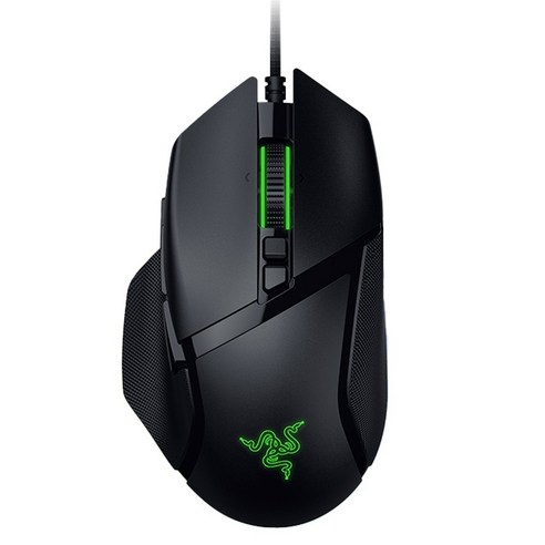 레이저 BASILISK V3 35K 유선 게이밍 마우스, 블랙, RZ01-0523