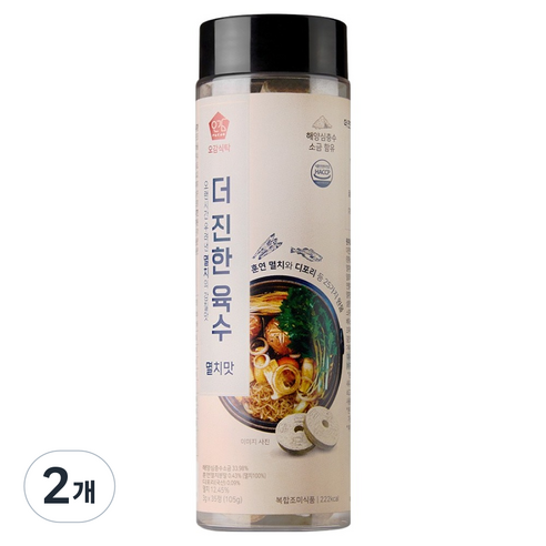 오감식탁 더 진한 육수 멸치맛 35p, 105g, 2개