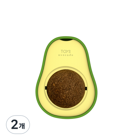오픈스페이스 아보카도 부착식 롤링 캣닢 볼 25g, 마따따비, 2개