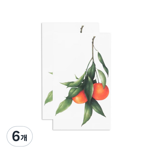 태틀리 타투 스티커, 클레멘타인즈, 6개
