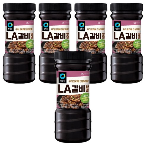 청정원 LA갈비양념, 840g, 5개