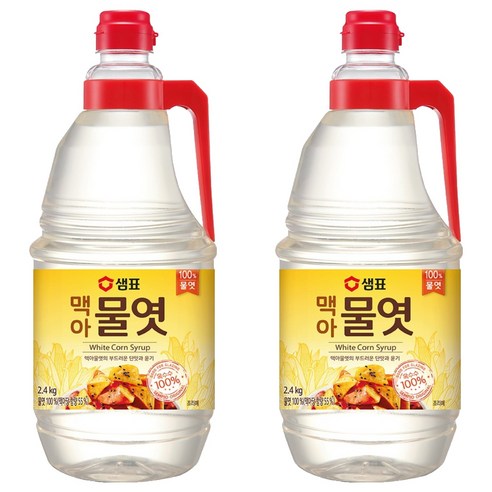샘표 맥아 물엿, 2.4kg, 2개