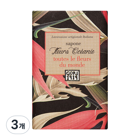 고리1919 월드플라워 비누 샌달우드솝 오세아니아, 150g, 3개