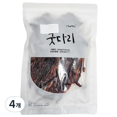 더먹다 굿다리 주전부리 간식, 200g, 4개