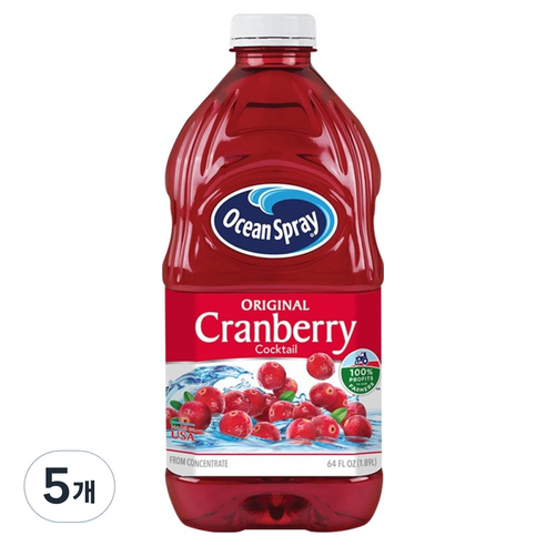 오션스프레이 크랜베리 클래식, 1.89L, 5개
