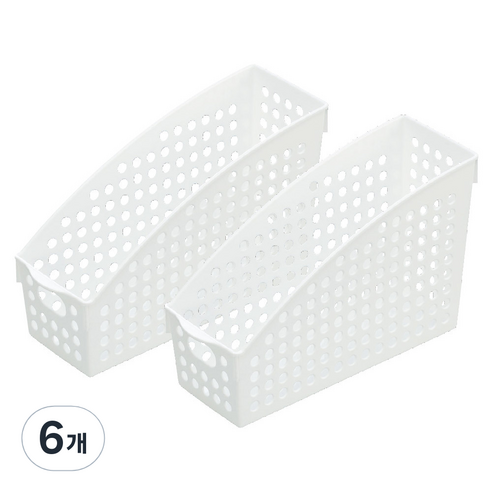 이노마타 4575 스톡바스켓, 화이트, 6개