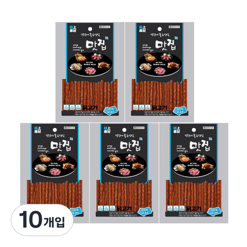 극상소재 맛집 반려동물 간식 져키 100g, 닭고기맛, 10개입