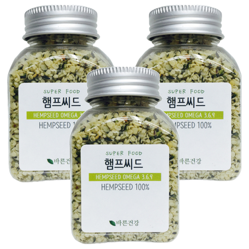 바른건강 햄프씨드, 100g, 3개