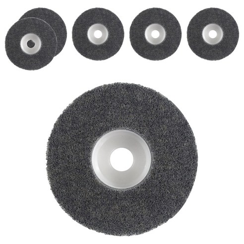 바벨롭 논우븐 연마 휠 나일론 수세미 디스크 100mm, 6개