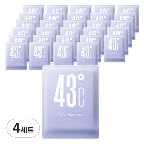 원티크 일회용 찜질 온열 안대 라벤더, 30개입, 4세트