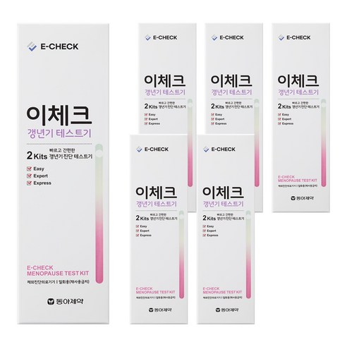동아제약 이체크 갱년기 테스트기, 2개입, 6개