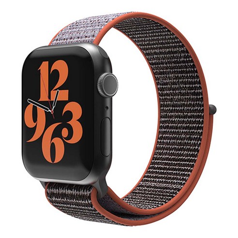 신지모루 애플워치 호환 경량 스포츠 스트랩 밴드, 라벤더오렌지, 1개