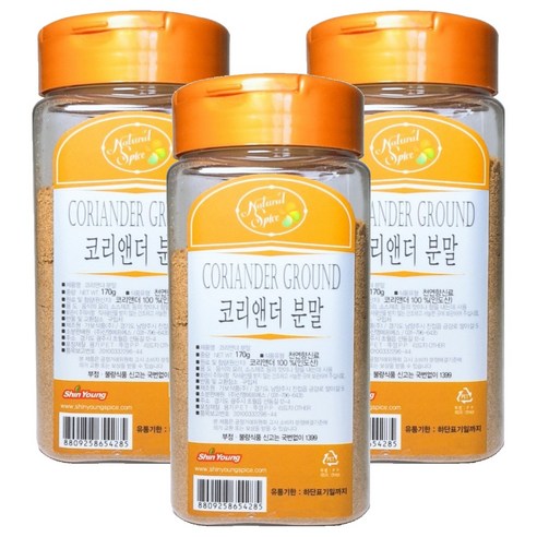 내츄럴스파이스 코리앤더 분말, 170g, 3개