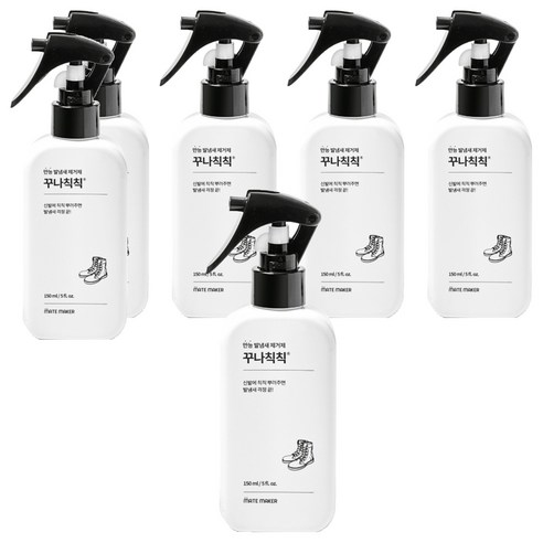 메이트메이커 꾸나칙칙 수프레 만능 발냄새 제거 신발 탈취제 본품, 150ml, 6개