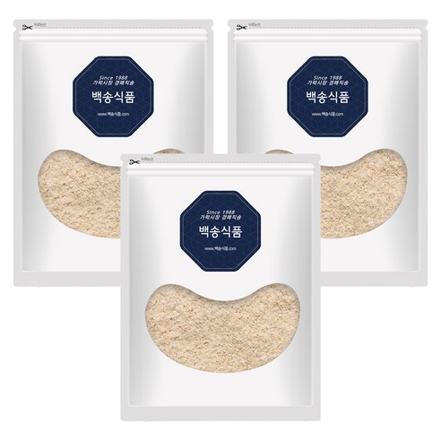 백송식품 표고버섯가루, 500g, 3개