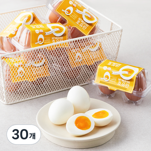 호유란 짜지않고 촉촉한 반숙란 100g, 2구, 30개