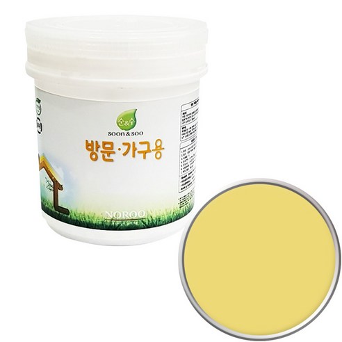 순앤수 방문 가구용 페인트 1L, 1개, 머스타드 NR3194